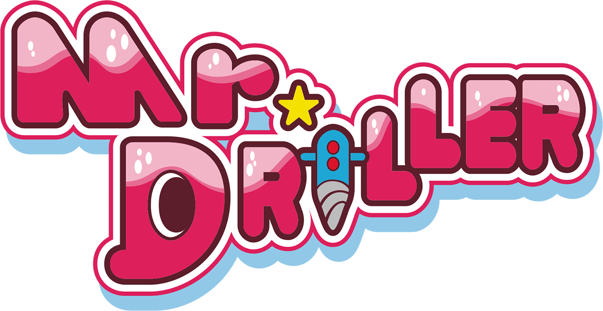 Mr. Driller logo for Playstation